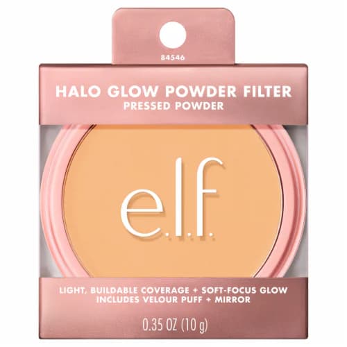 elf Halo Glow Setting Powder (0.35 oz) TONO LIGHT WARM