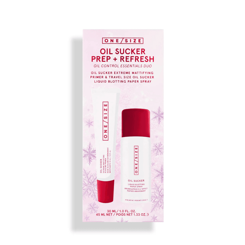 El ONE/SIZE Oil Sucker Prep & Refresh Mattifying Duo