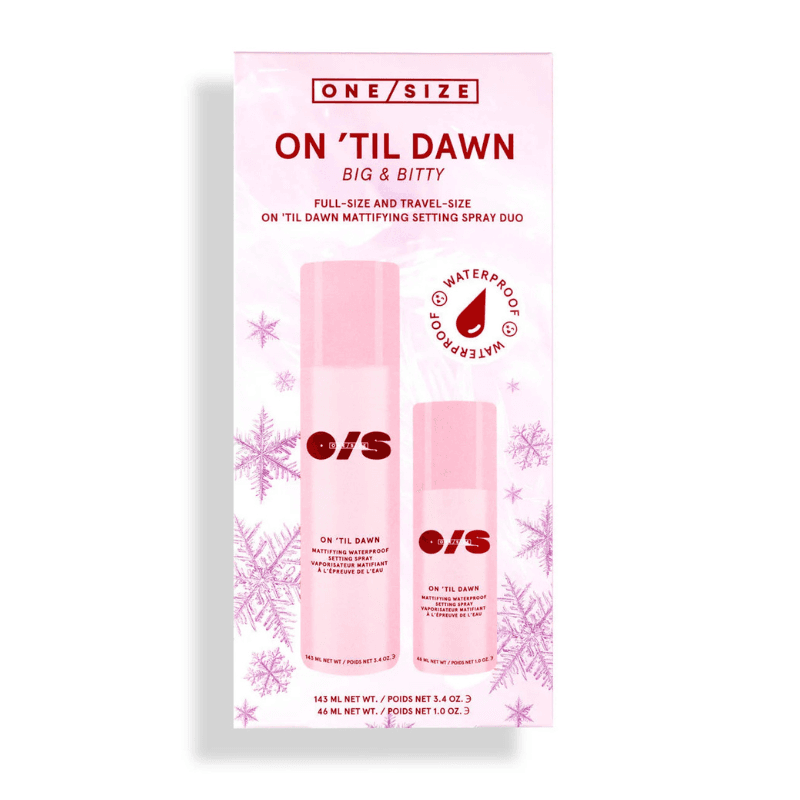 One size Waterproof Setting Spray Duo