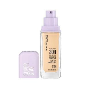 Maybelline Super Stay Lumi Matte Foundation - Tono 118
