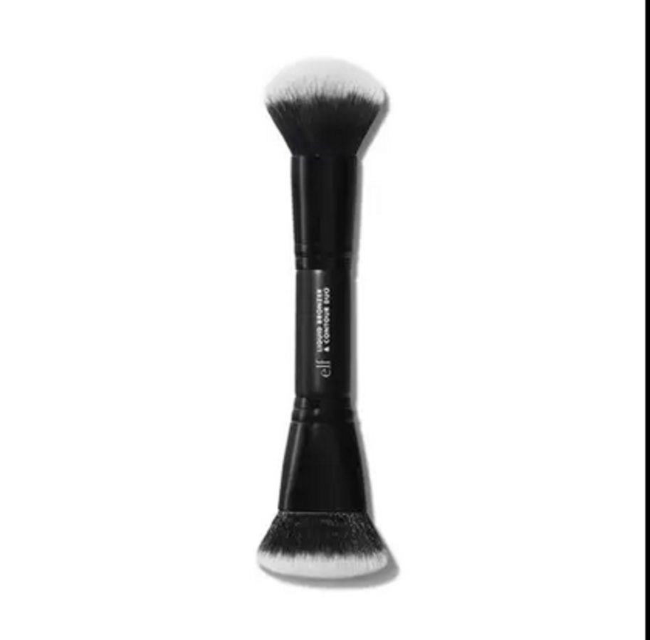 elf Liquid Bronzer & Contour Duo Brush